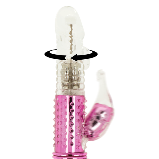 OHMAMA - VIBRATOR MET ROTATIEFUNCTIE EN CLITORISSTIMULATOR