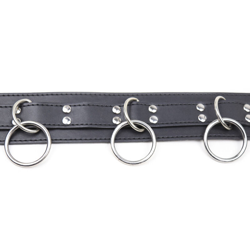 OHMAMA FETISH - SUBMISSIE KETTING MET 3 RINGEN