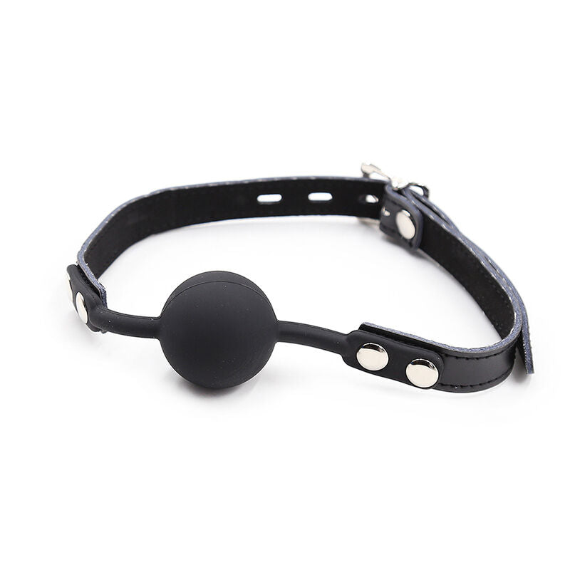 OHMAMA FETISJ - SILICONEN BALKNEVEL MET LEREN RIEM (SLOT INBEGREPEN)