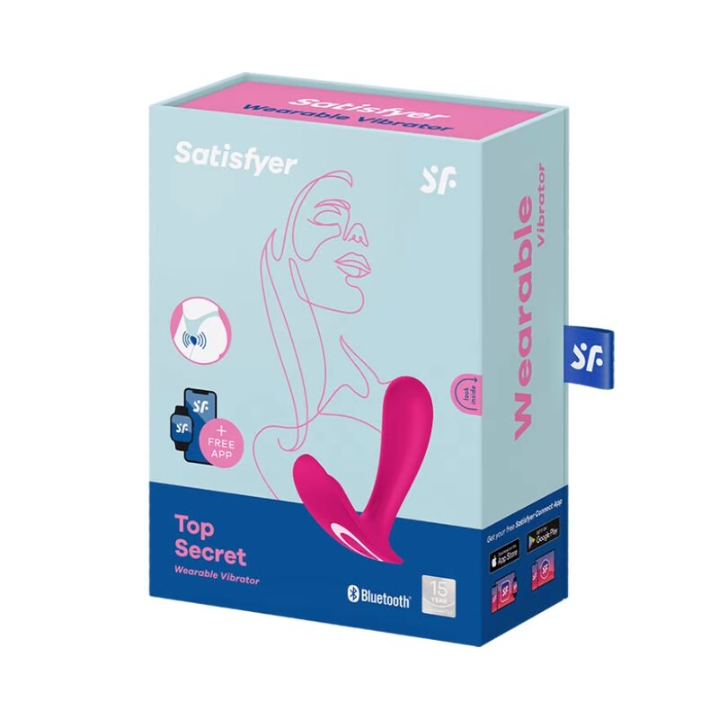 SATISFYER - TOP SECRET VIBRATOR ROZE
