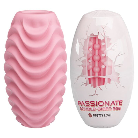 PRETTY LOVE - ROZE DUBBELZIJDIG MASTURBATIE-EI
