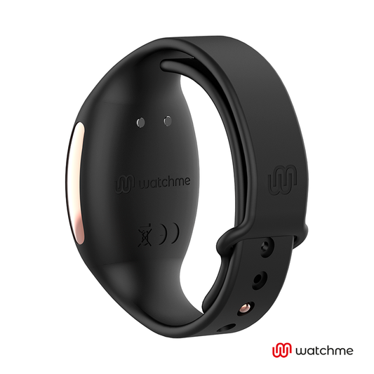 WATCHME - DRAADLOZE TECHNOLOGIE HORLOGE GITZWART EN KOPER