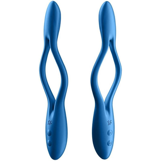 SATISFYER - ELASTIC GAME MULTI VIBRATOR BLAUW