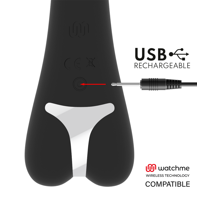 BRILLY GLAM - RYAN VIBRATOR + WATCHME REMOTE CONTROL