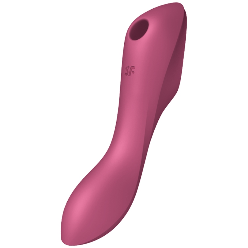 SATISFYER - CURVY TRINITY 3 AIR PULSE VIBRATOR ROOD