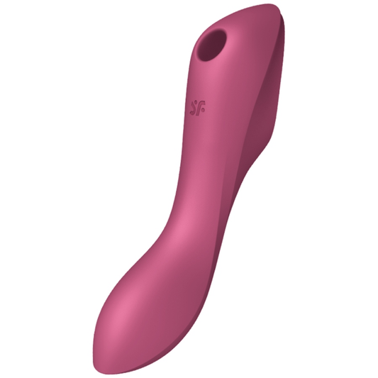 SATISFYER - CURVY TRINITY 3 AIR PULSE VIBRATOR ROOD