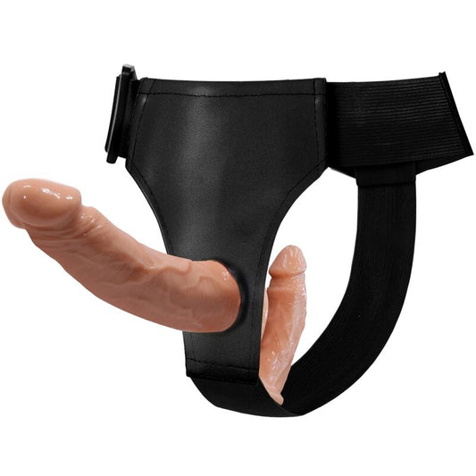 BAILE - ULTRA PASSIONATE DUBBELE DILDO'S MET HARNAS