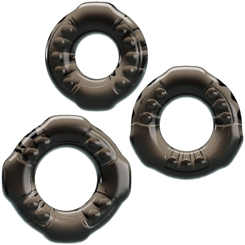 BAILE - COCK RINGS YVONNE SET 3 PIEMELRINGEN