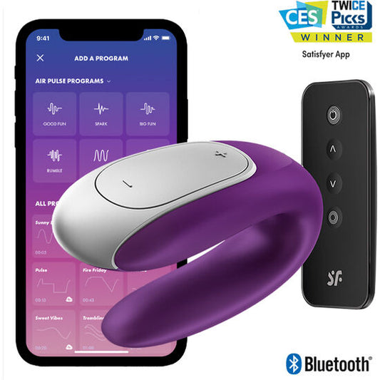 SATISFYER - DOUBLE FUN PARTNER VIBRATOR PAARS