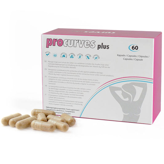 500 COSMETICA - PROCURVES PLUS CAPSULES VOOR NATUURLIJKE BORSTVERGROTING