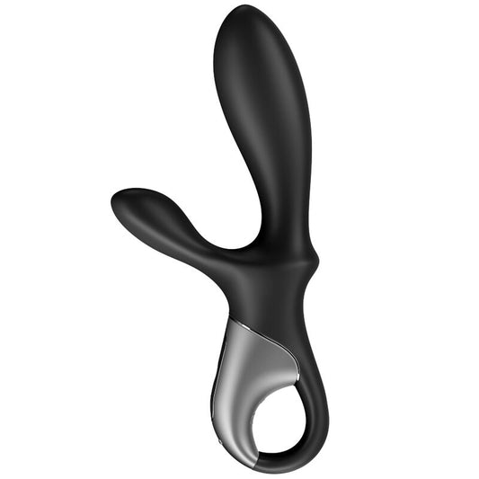 SATISFYER - HEAT CLIMAX+ ANAL VIBRATOR APP ZWART