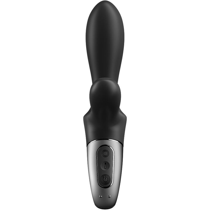 SATISFYER - HEAT CLIMAX+ ANAL VIBRATOR APP ZWART