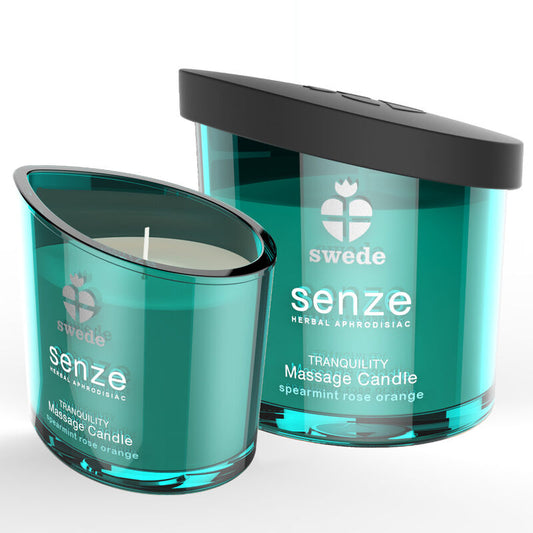 SWEDE - SENZE TRANQUILITY MASSAGEKAARS - KRUIDNAGEL, ROOS, SINAASAPPEL