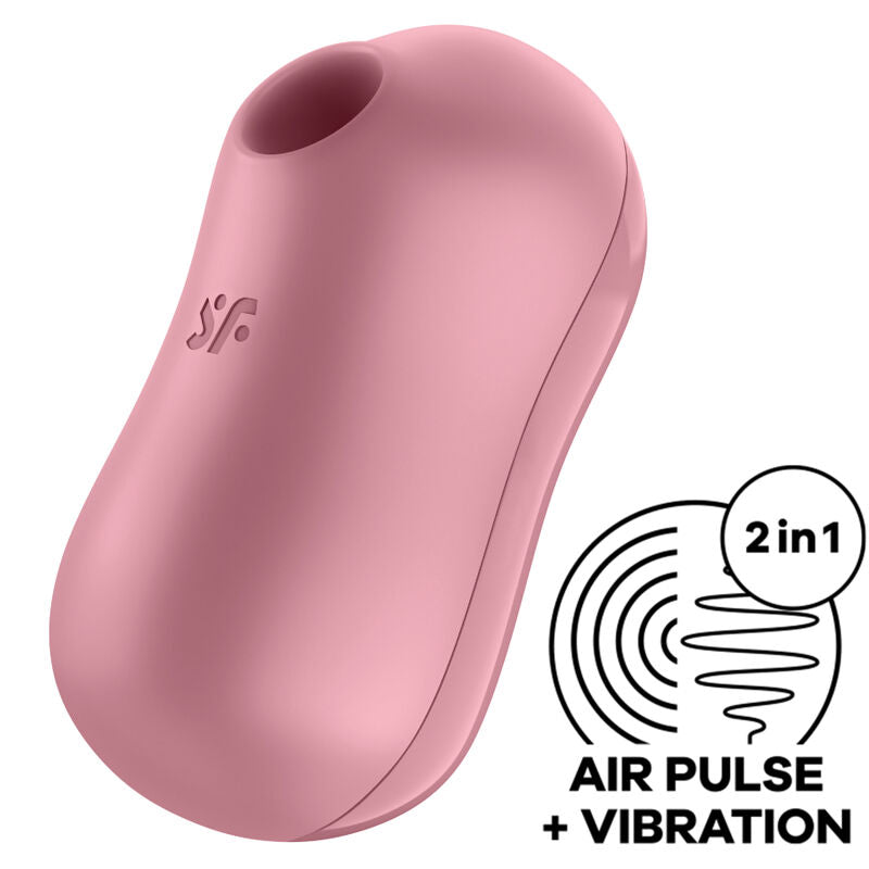 SATISFYER - COTTON CANDY STIMULATOR EN ROZE VIBRATOR