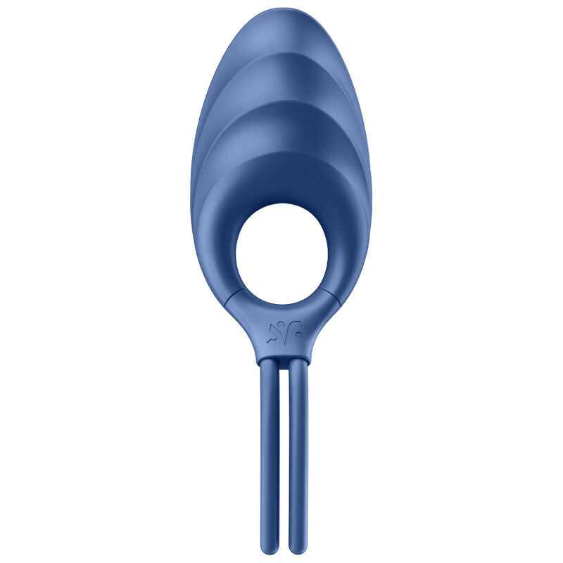 SATISFYER - SWORDSMAN VIBRERENDE RING BLAUW