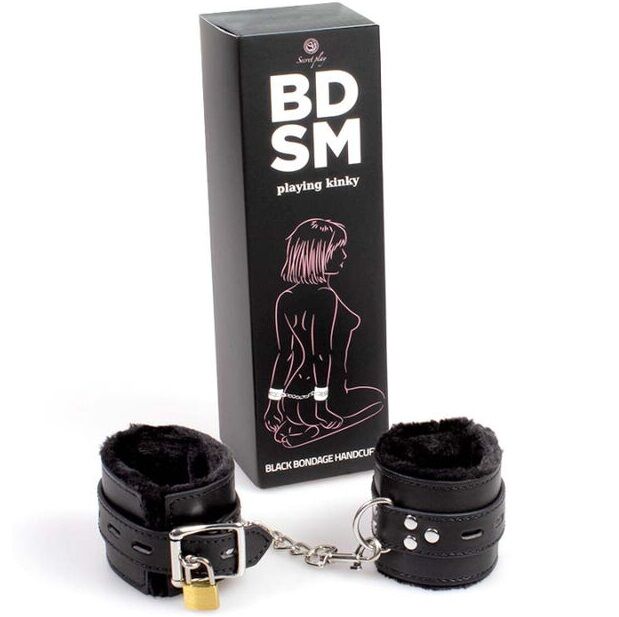 SECRETPLAY - ZWARTE BONDAGE HANDBOEIEN BDSM COLLECTIE