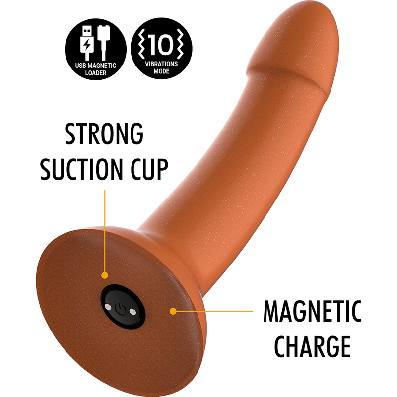 MYTHOLOGIE - RUNE ROYAL DILDO M - VIBRATOR WATCHME DRAADLOZE TECHNOLOGIE COMPATIBEL