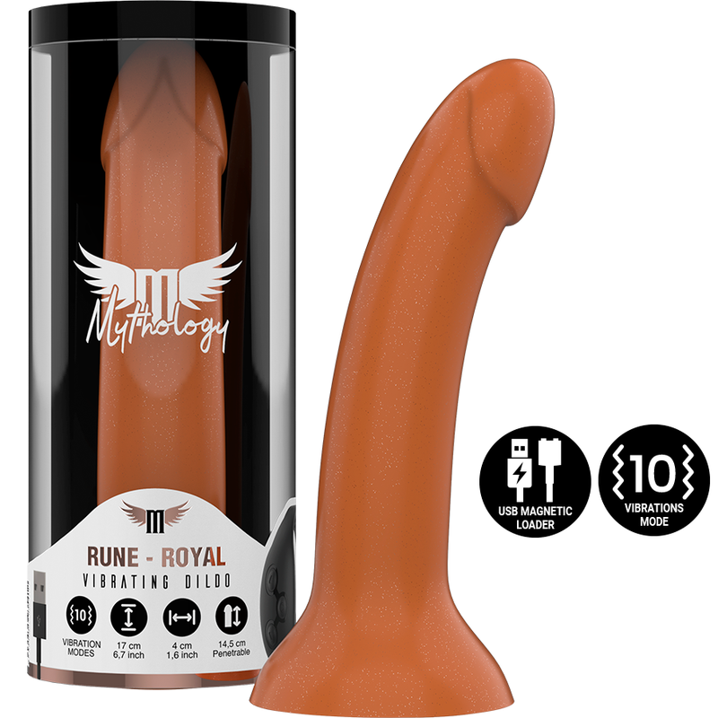 MYTHOLOGIE - RUNE ROYAL DILDO M - VIBRATOR WATCHME DRAADLOZE TECHNOLOGIE COMPATIBEL