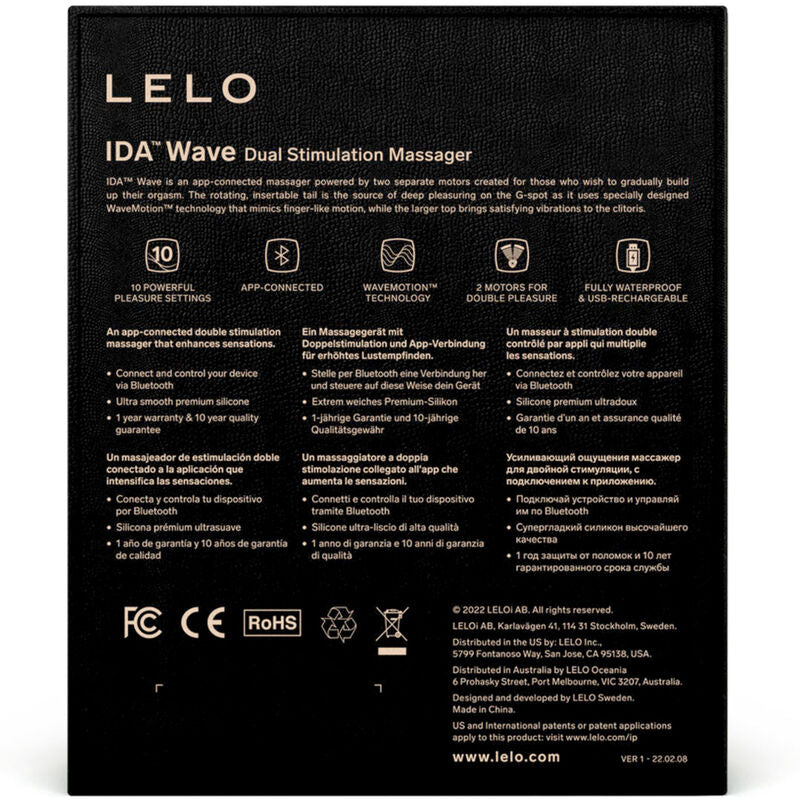 LELO - IDA WAVE CORAL PARTNER MASSAGER