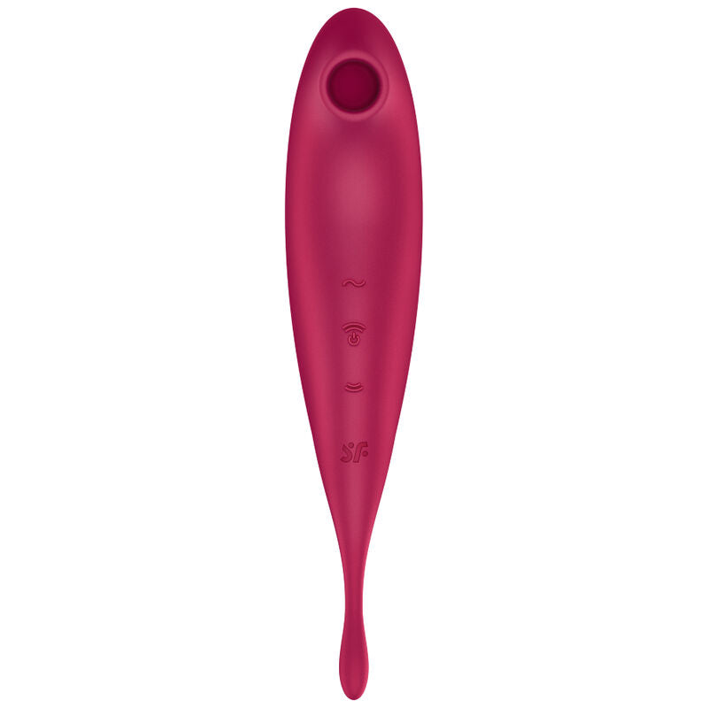 SATISFYER - TWIRLING PRO+ LUCHTDRUKSTIMULATOR & VIBRATOR APP ROT
