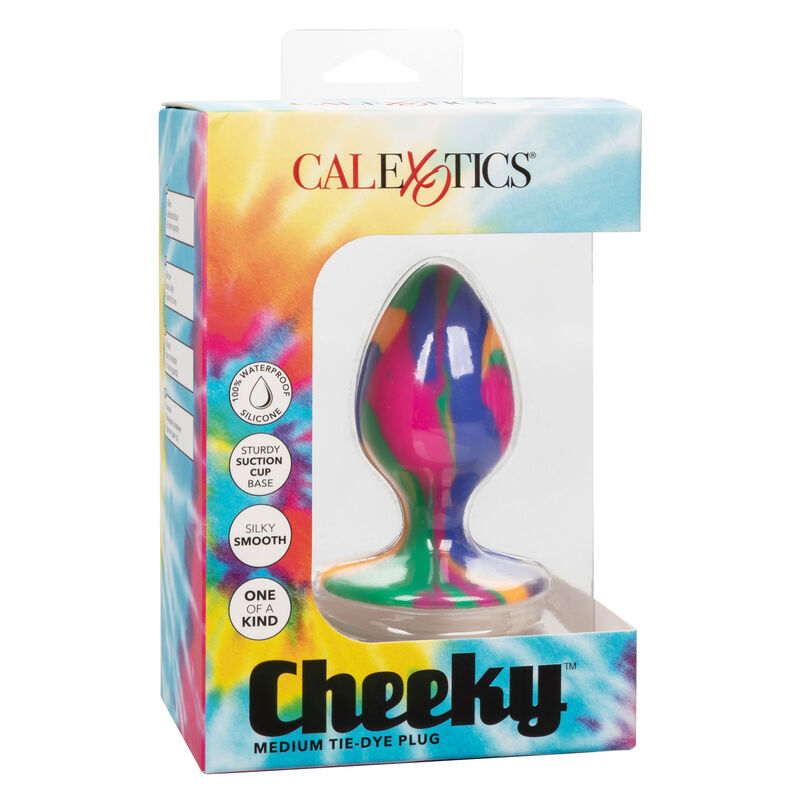 CALEXOTICS - CHEEKY MEDIUM TIE-DYE ANALE PLUG
