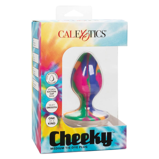 CALEXOTICS - CHEEKY MEDIUM TIE-DYE ANALE PLUG
