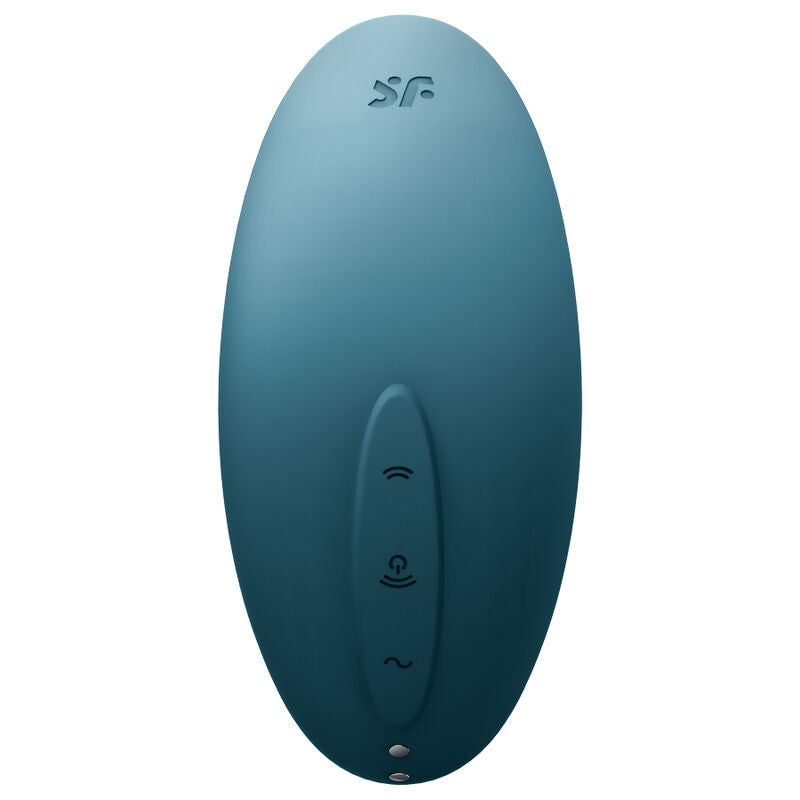 SATISFYER - VULVA LOVER 2 STIMULATOR EN VIBRATOR BLAUW