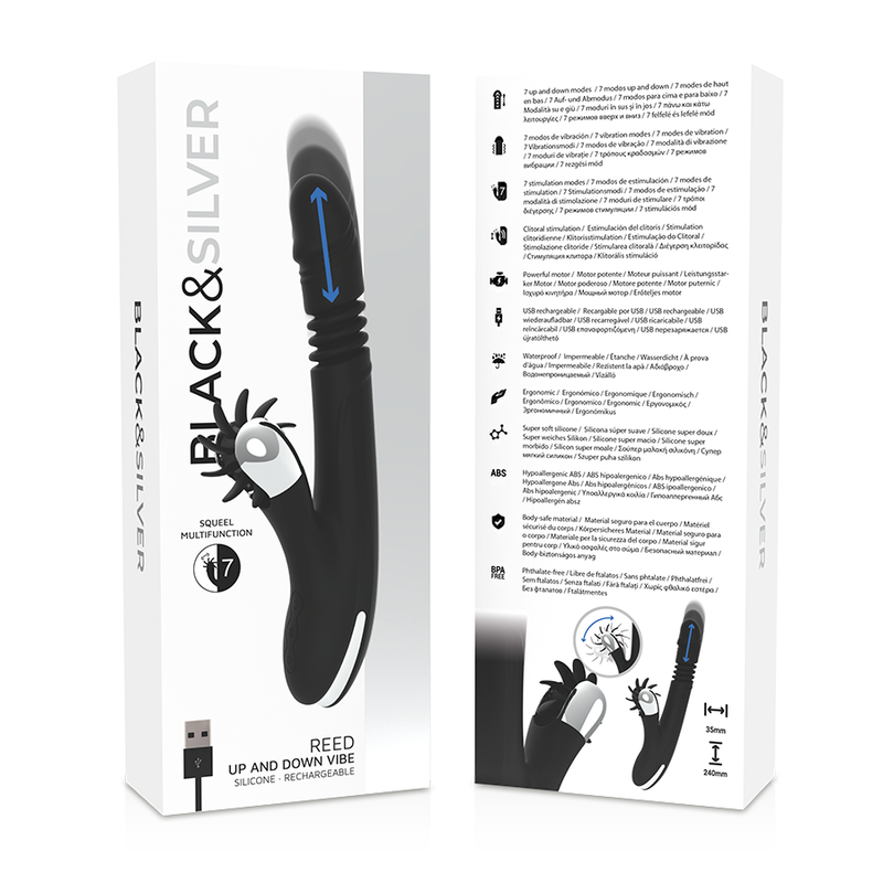 ZWART&ZILVER - BUNNY REED UP & DOWN VIBE