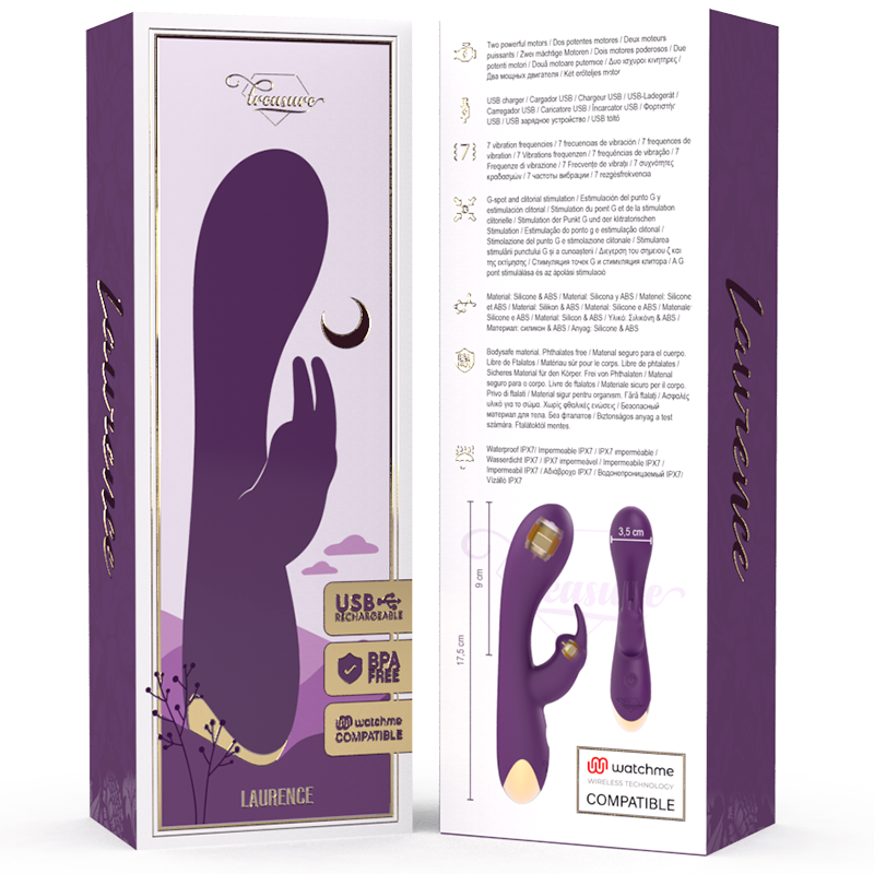 TREASURE - LAURENCE KONIJNENVIBRATOR + WATCHME AFSTANDSBEDIENING