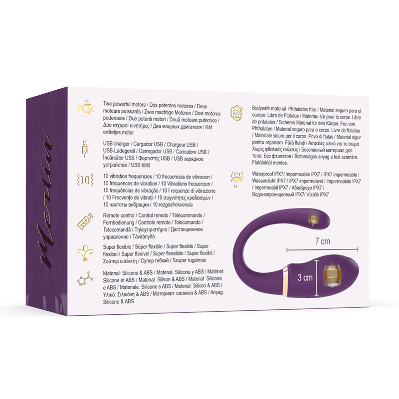 TREASURE - MERLIN DUBBELE KOPPELVIBRATOR AFSTANDSBEDIENING