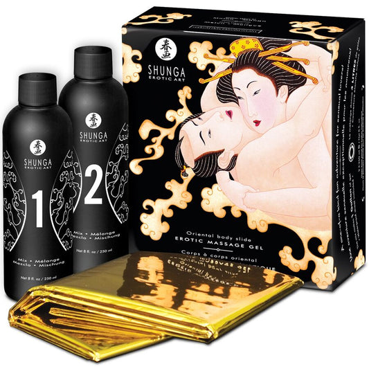 SHUNGA - ORIENTAL MELOEN MANGO EROTISCHE BODY TO BODY MASSAGE GEL