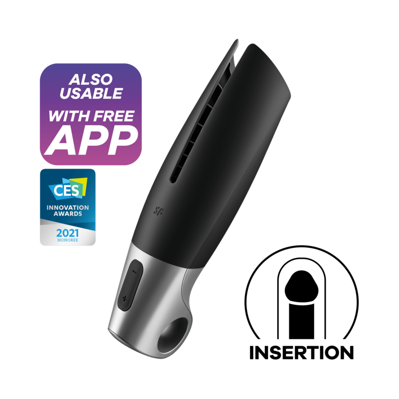 SATISFYER - POWER MASTURBATOR ZWART