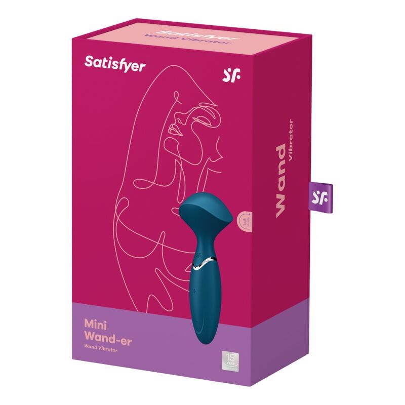 SATISFYER - MINI WOND-ER BLAUW