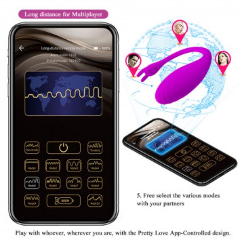 PRETTY LOVE - CATALINA MASSAGER GRATIS APP LILA