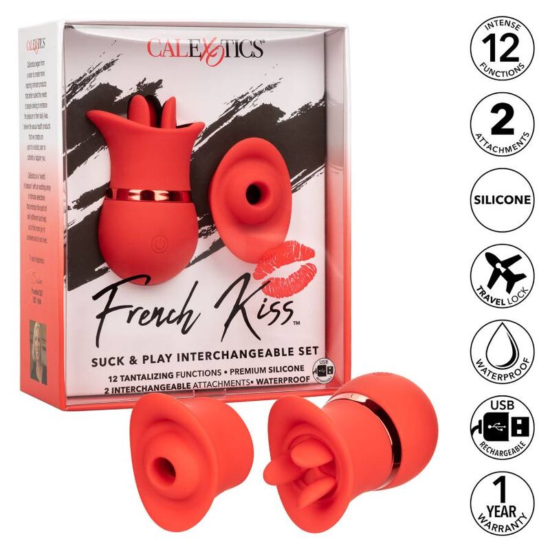 CALEXOTICS - FRENCH KISS ZUIG & SPEEL SET