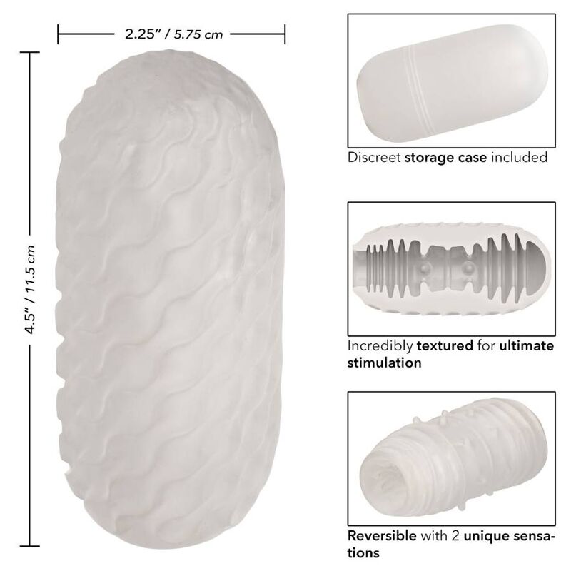 CALEXOTICS - OMKEERBARE GERIBBELDE STROKER
