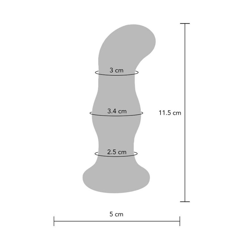 TOYJOY - DE GLIMMENDE TRILLENDE GLAZEN BUTTPLUG