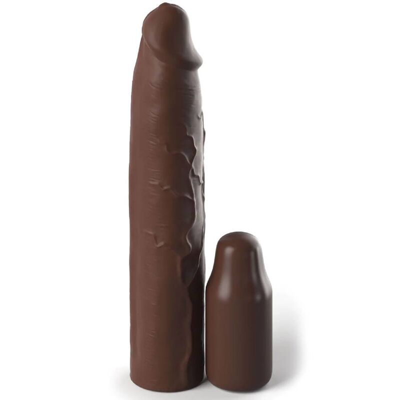 FANTASY X-TENSIONS - PIPEDREAMS SLEEVE 22,86 CM + 7,62 CM PLUG BRUIN
