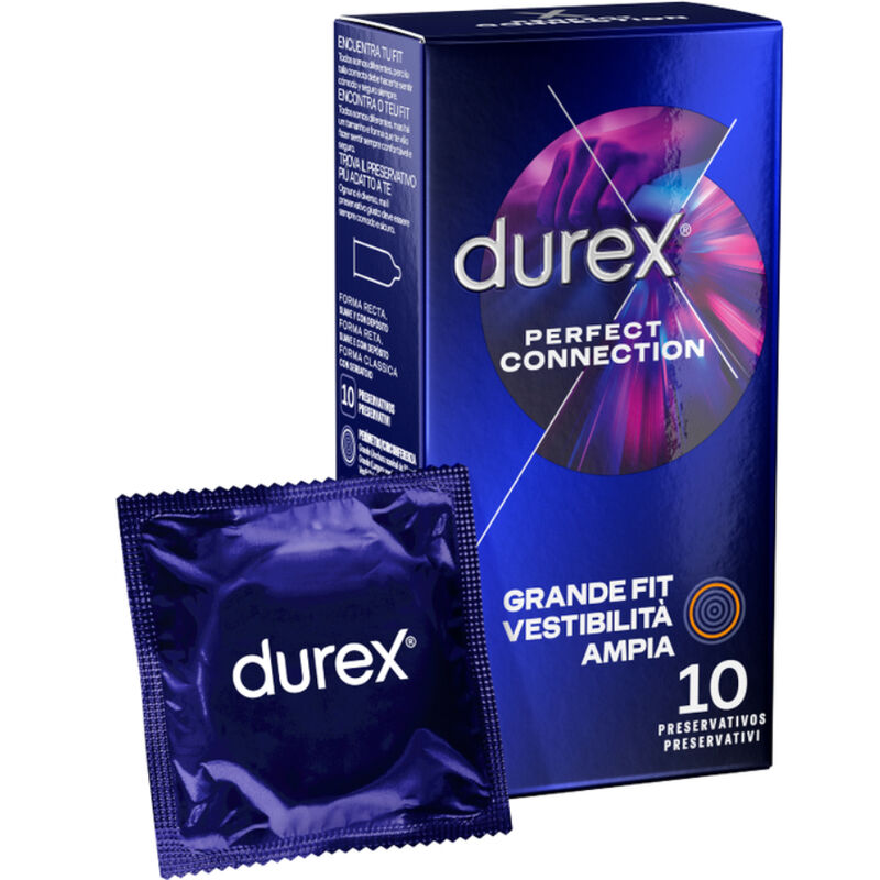 DUREX - PERFECT CONNECTION SILICONE EXTRA GLADHEID 10 STUKS