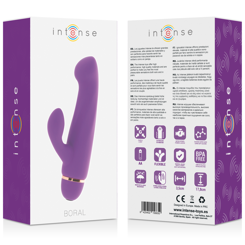 INTENSE - BORAL 20 VERSNELLINGEN SILICONEN LILA