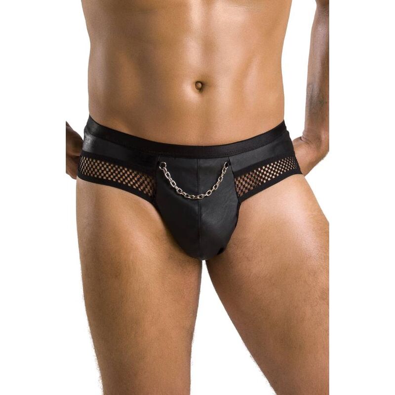 PASSION - 030 OPEN SLIP ABIERTO TOM NEGRO L/XL