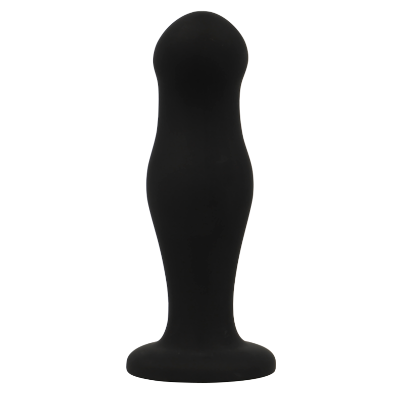 ZWART & ZILVER - SEAN PLUG ANAL PREMIUM SILICONE ZWART
