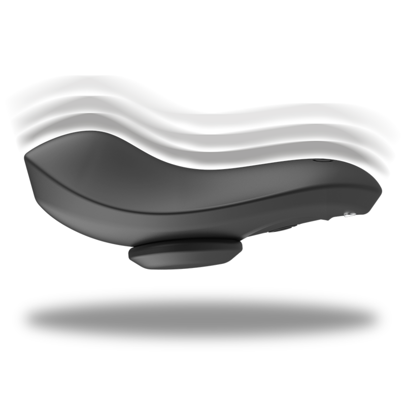 ZWART&ZILVER - PRESTON OPLAADBARE SILICONEN VIBRATOR PANTY ZWART