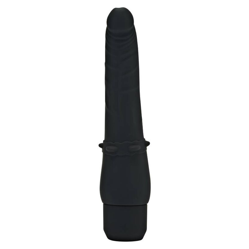 GET REAL - KLASSIEKE GLADDE VIBRATOR ZWART