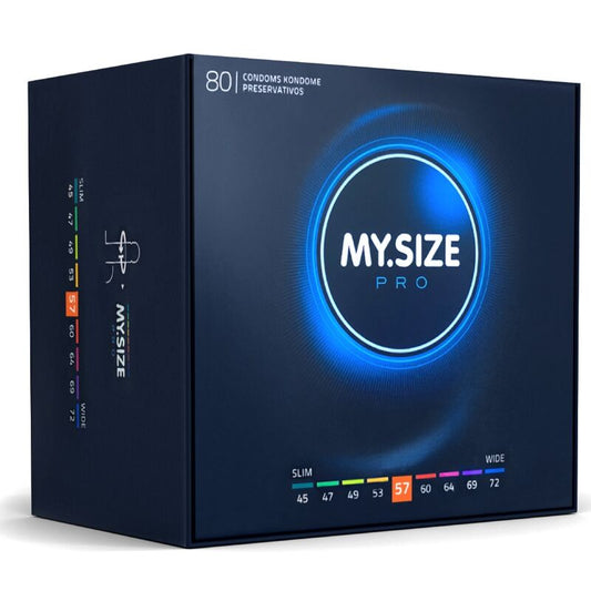 MY SIZE - PRO CONDOMS 57 MM 80 STUKS