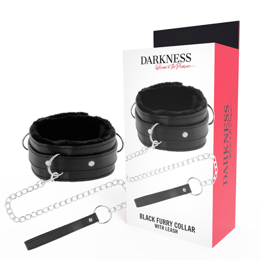 DARKNESS - COMFORTABLE HOUDING KETTING MET LEREN KETTING