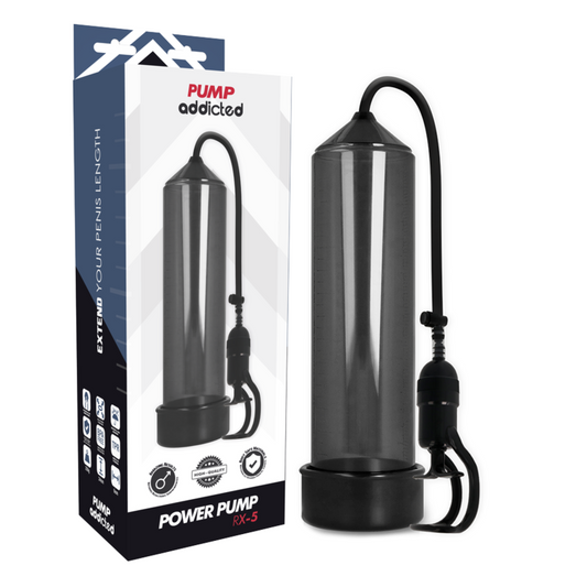 PUMP ADDICTED - BOMBA ERECTIE RX5 ZWART