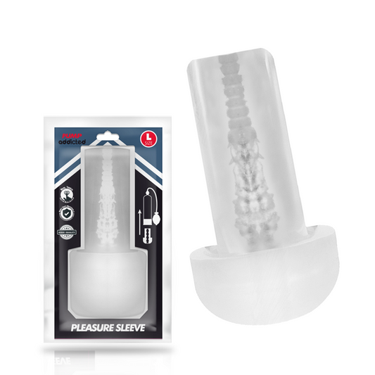 PUMP ADDICTED - PLEASURE SLEEVE MASTURBATOR MAAT L
