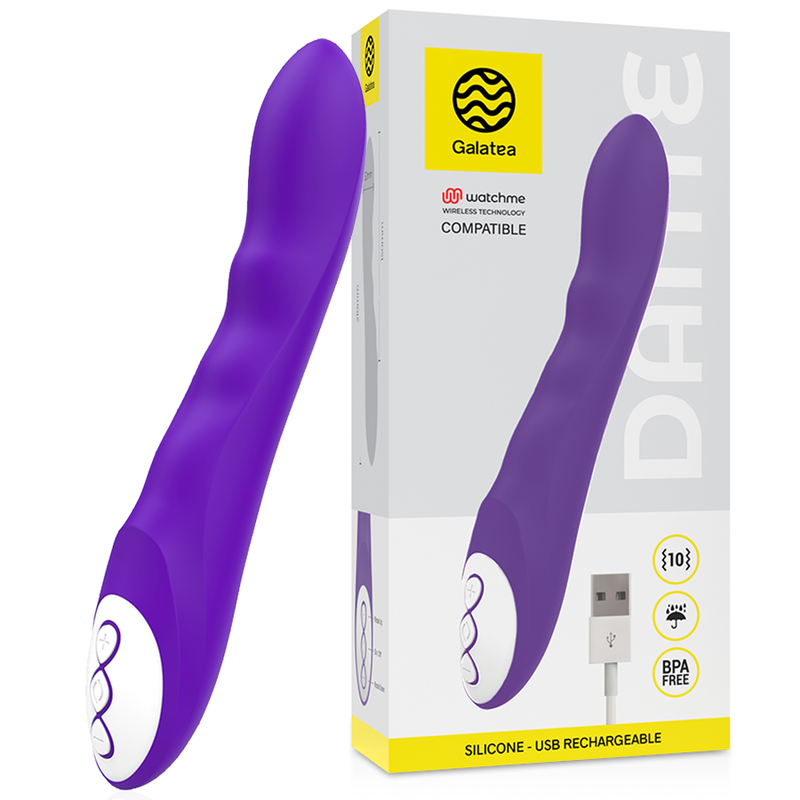 GALATEA - DANTE PAARSE VIBRATOR + WATCHME AFSTANDSBEDIENING
