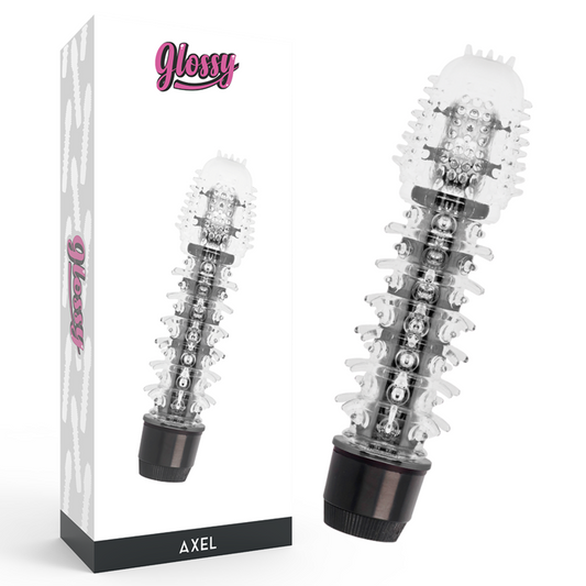 GLOSSY - AXEL ZWARTE VIBRATOR